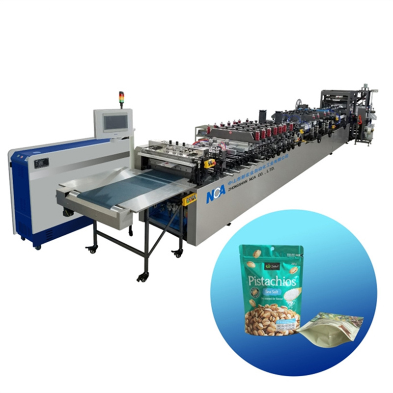 NCA600SZL THREE-SIDE SEAL,STAND-UP, ZIPPER BAG MAKING MACHIN