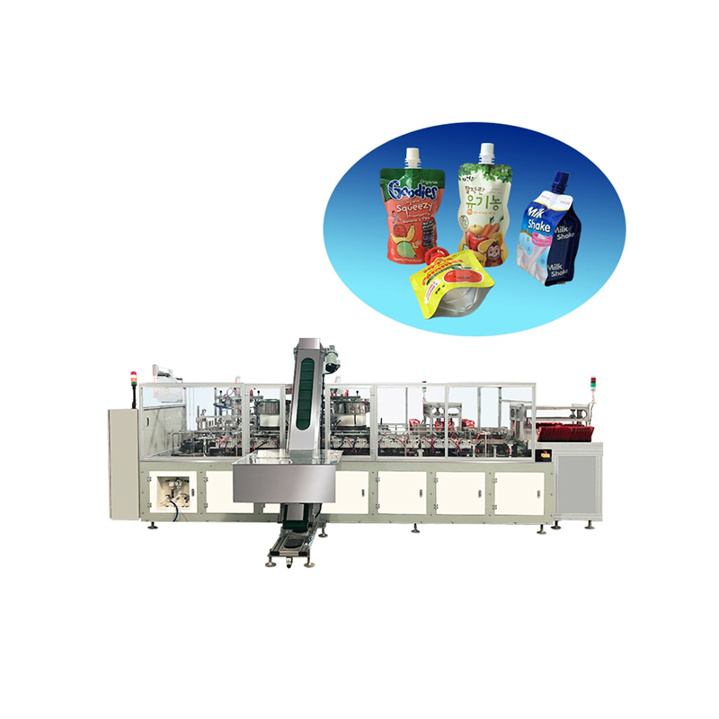 NCA1609A FLEXIBLE POUCH AND SPOUT AUTOMATIC SEALING MACHINE